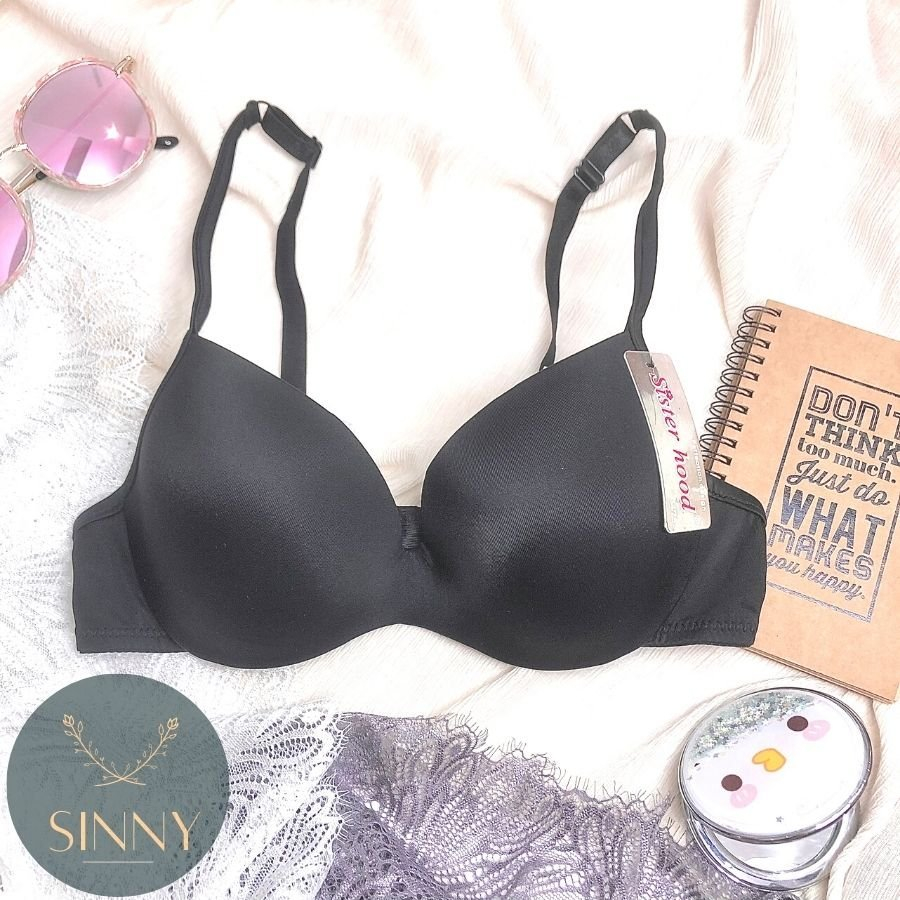 Áo ngực nữ Thái Lan, đệm mỏng, áo lót vải mượt có gọng nâng cao cấp Sisterhood 8056, Sinny