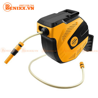 Bộ rulo nước - tay quay tolsen 57221 - cuộn ống nước tự động tolsen 57261- kèm dây xịt rửa vòi tưới cây sân vườn đa năng