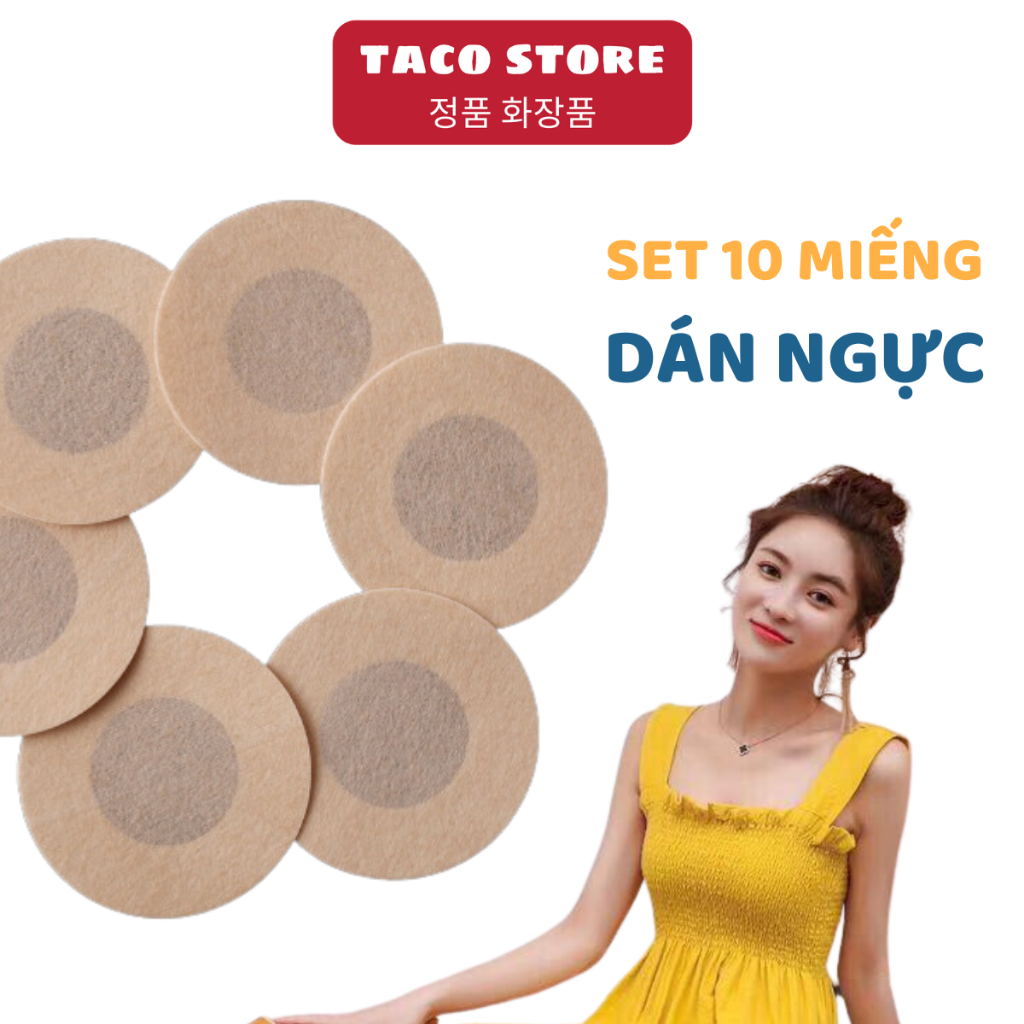 10 Miếng dán nhũ hoa dán đầu ngực