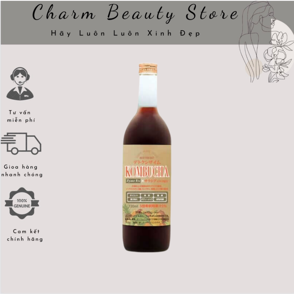 Nước Uống Detox Kombucha Zyme EX Men Thải Độc Đẹp Da