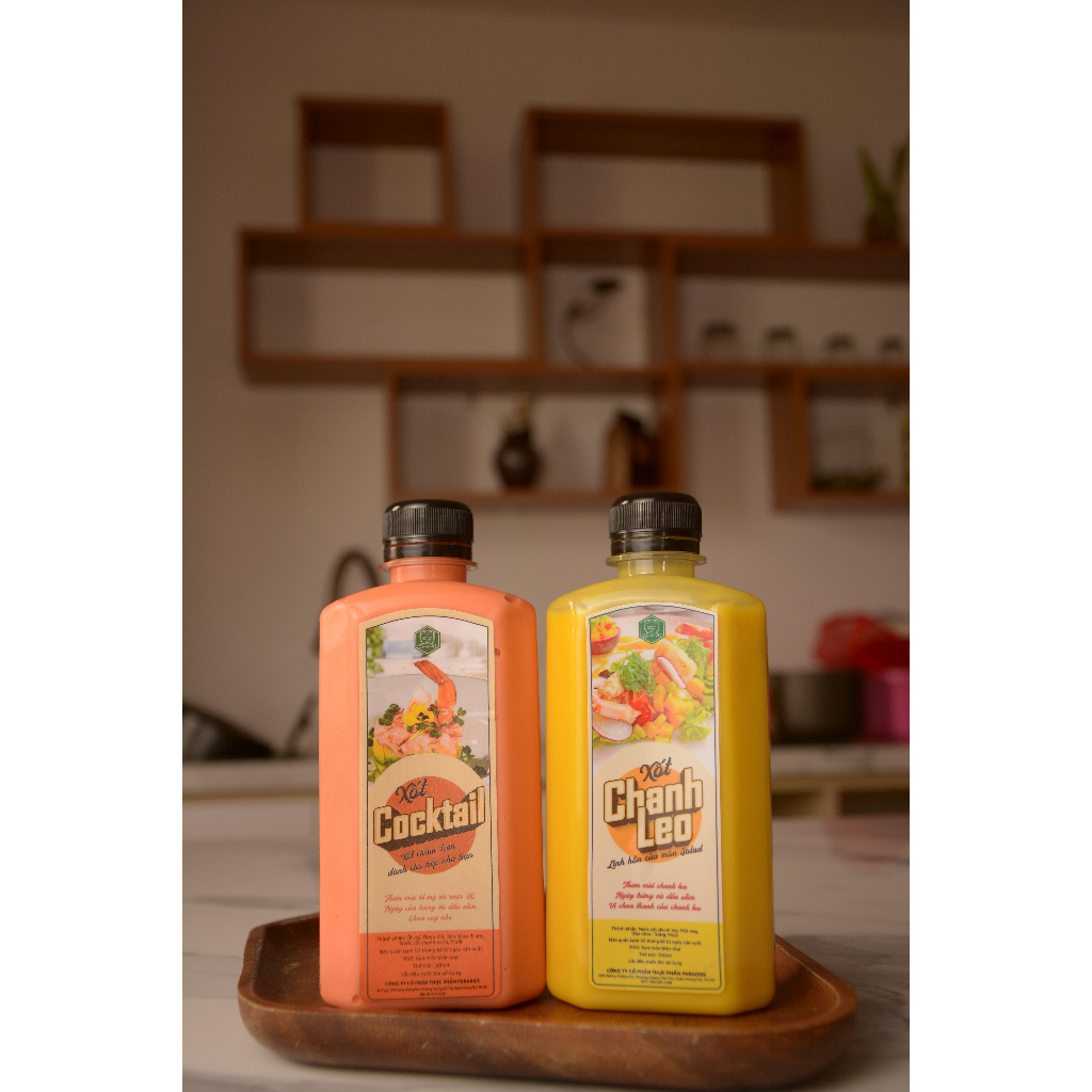 Combo Xốt salad Eat Clean 100% không đường dành cho người ăn kiêng. Chai 330ml có thể trộn salad hoặc chấm trực tiếp