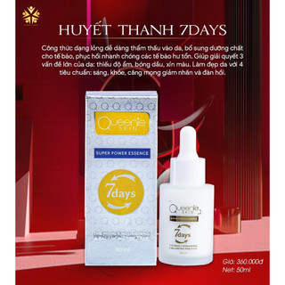 Serum dưỡng trắng da hồng hào Huyết thanh 7 day Queenie skin