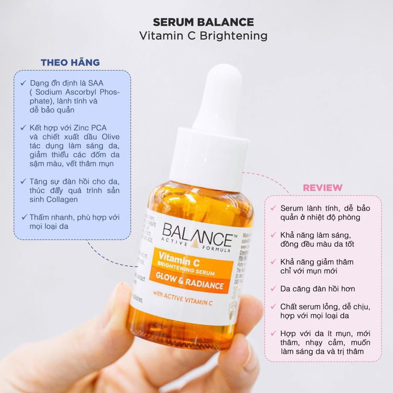 Tinh Chất Làm Sáng Da Balance Serum Vitamin C
