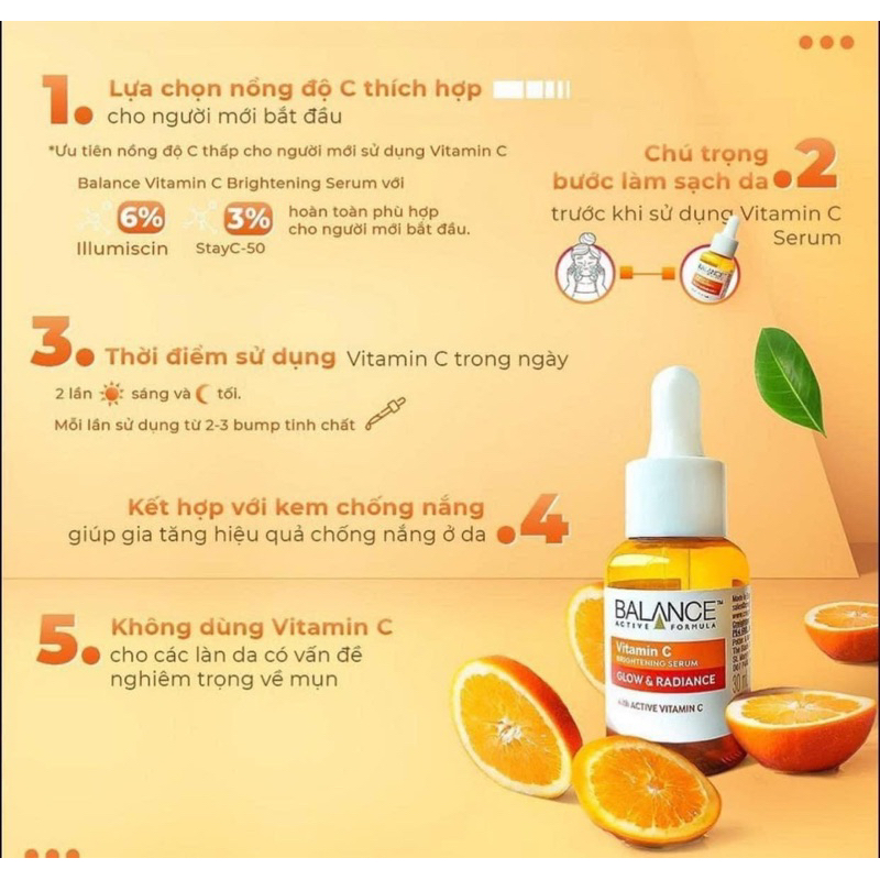 Tinh Chất Làm Sáng Da Balance Serum Vitamin C