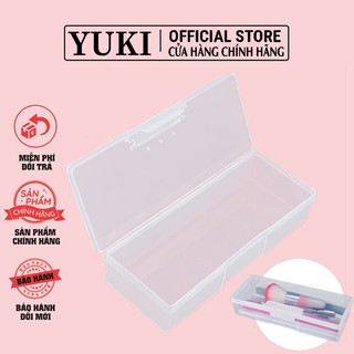 Hộp đựng cọ - Hộp nhựa đựng dụng cụ làm nail - Hộp chữ nhật dựng dụng cụ nail