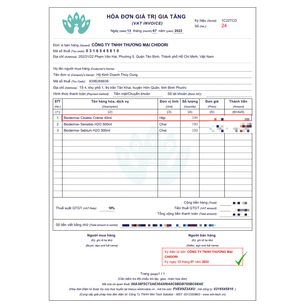 Kem dưỡng Bioderma tím 40ml, dưỡng ẩm Bioderma, kem bioderma – Beauty Lover