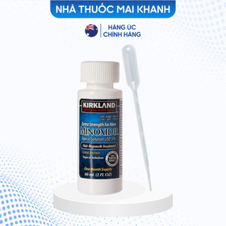 Dung dịch minoxidil 5% kirkland mọc râu, tóc mỹ 60ml