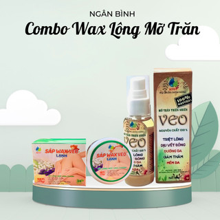 Combo triệt lông vĩnh viễn Wax + Mỡ Trăn