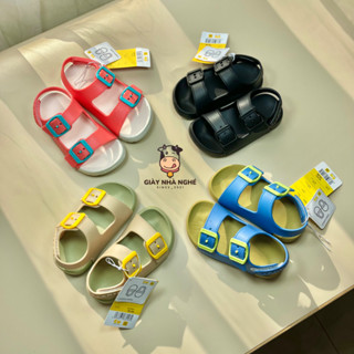  Dép Sandal quai cài ngang Cho Bé Đi Học Cheerful Mario Chất Liệu Nhựa EVA Nhẹ Nhàng Cho Bé Trai Bé Gái   SD07   