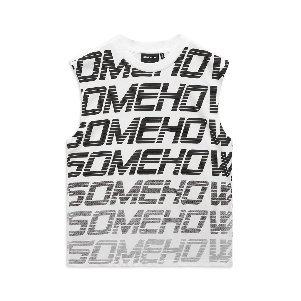 Áo Tanktop Nam Big Words, Chất Vải Cotton Thoải Mái, TT0003, SOMEHOW