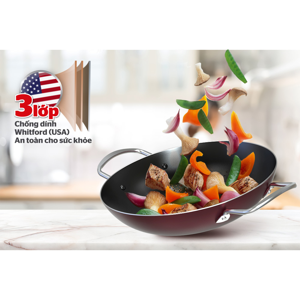 CHẢO BẦU CHỐNG DÍNH SUNHOUSE SHG1222R Chính Hãng