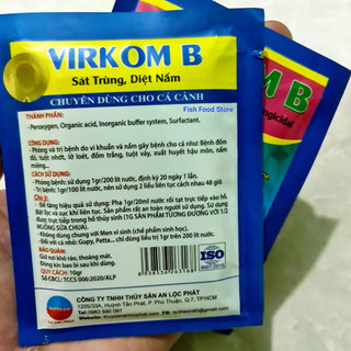 Virkom B - giúp cá sung khỏe, sát trùng, diệt nấm