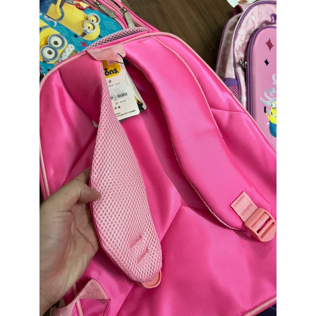 Balo cặp sách bé gái đi học hình hoạt hình