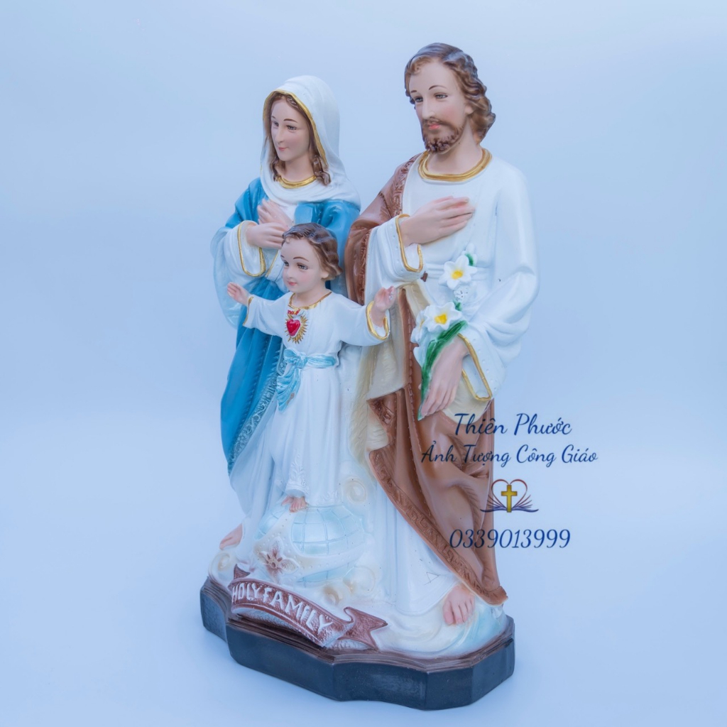 Tượng Gia Đình Thánh Gia Composite 50cm