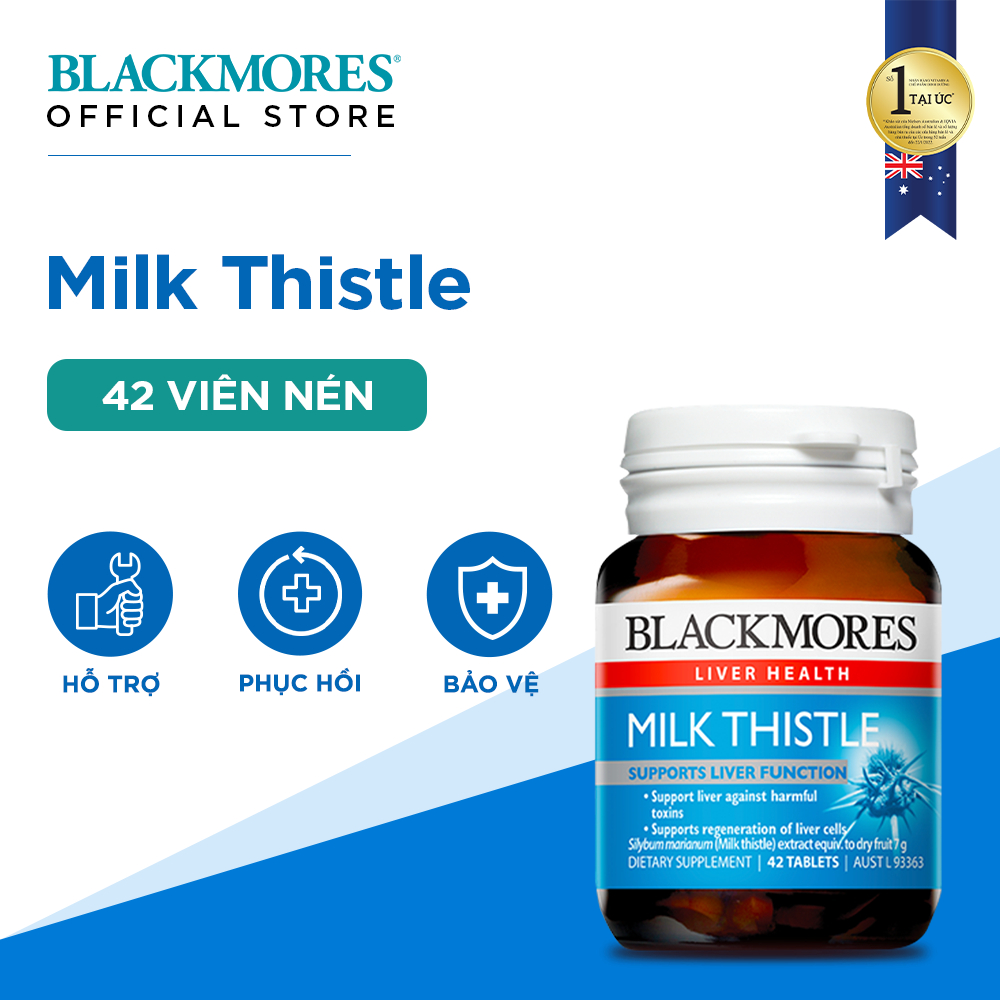 Viên Uống Hỗ Trợ Bảo Vệ Và Phục Hồi Tế Bào Gan Blackmores Milk Thistle Lọ