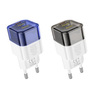 Củ sạc nhanh hoco c125a 20w trong suốt chính hãng