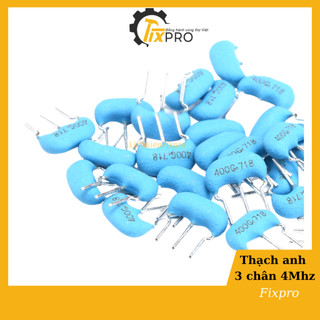 Thạch anh 4mhz 8mhz 3 chân chính hãng muRata màu xanh xịn