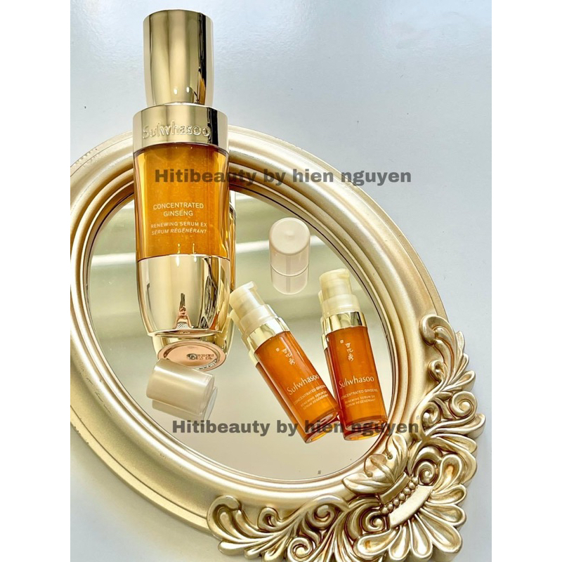 Set 6 chai serum sâm phục hồi sulwhaso 5ml