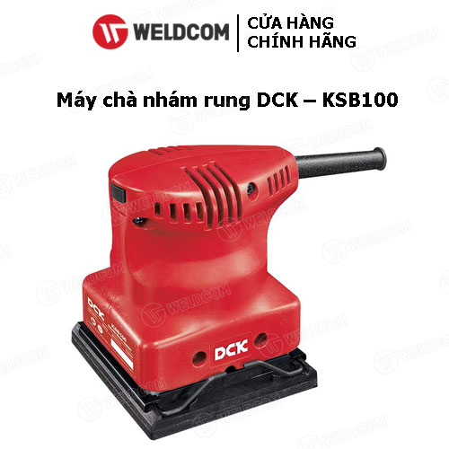 Máy chà nhám rung chạy điện DCK KSB100 - 150W, 220V, 1.3kg, Tay cầm chống trượt