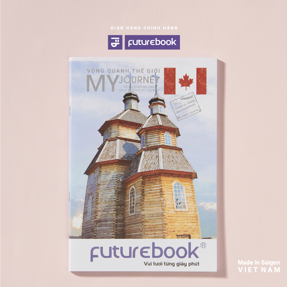 Vở Kẻ Ngang B5 - Futurebook 70gsm Vòng Quanh Thế Giới 200 Trang (Cả Bìa)