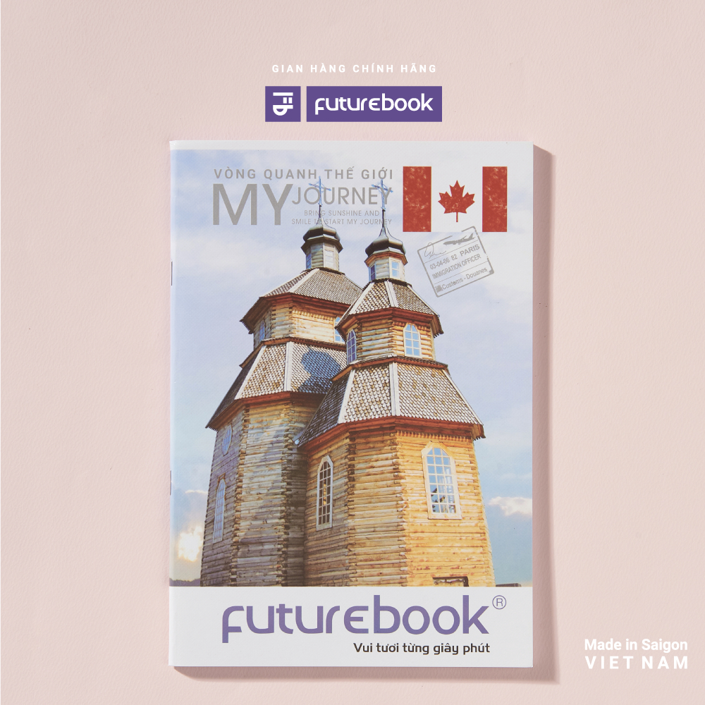 Vở Kẻ Ngang B5 - Futurebook 70gsm Vòng Quanh Thế Giới 200 Trang