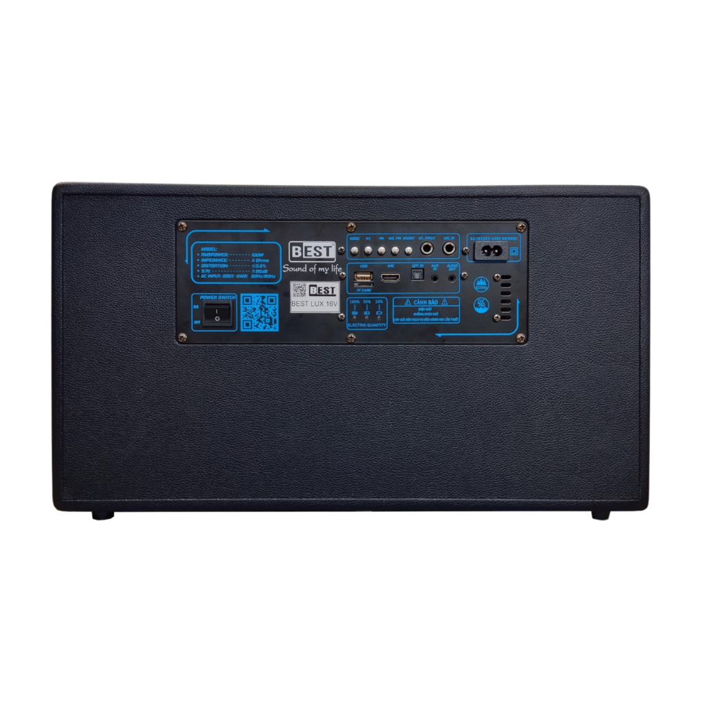Loa Karaoke di động BEST Lux 16V | Công Suất 200W, Kèm 2 Micro