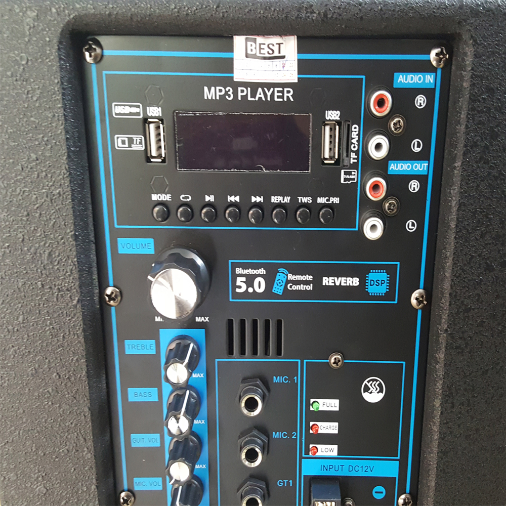 Loa kéo Best Z20 | Bass 2 Tấc , Kèm 2 Micro