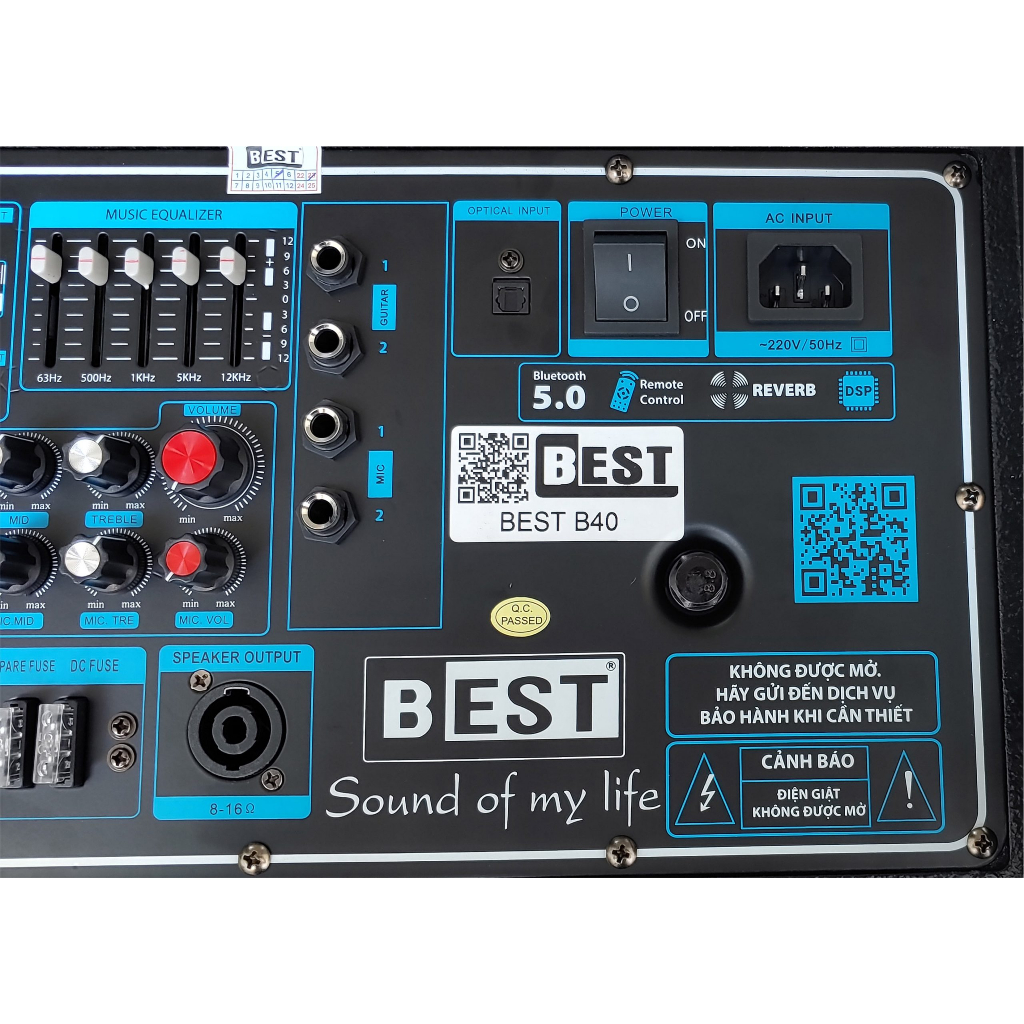 Loa kéo Best B40 – Bass 40  Kèm 2 Micro