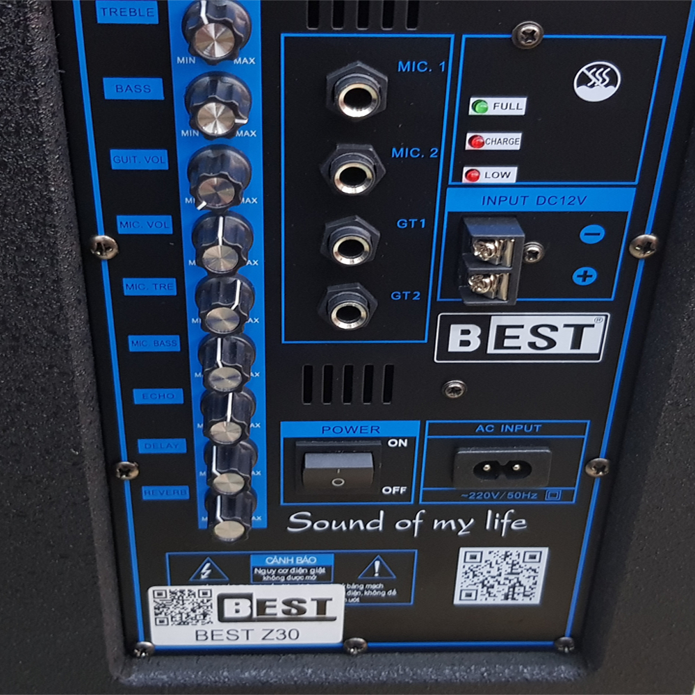 Loa kéo Best Z30 | Bass 30 , Kèm 2 Micro