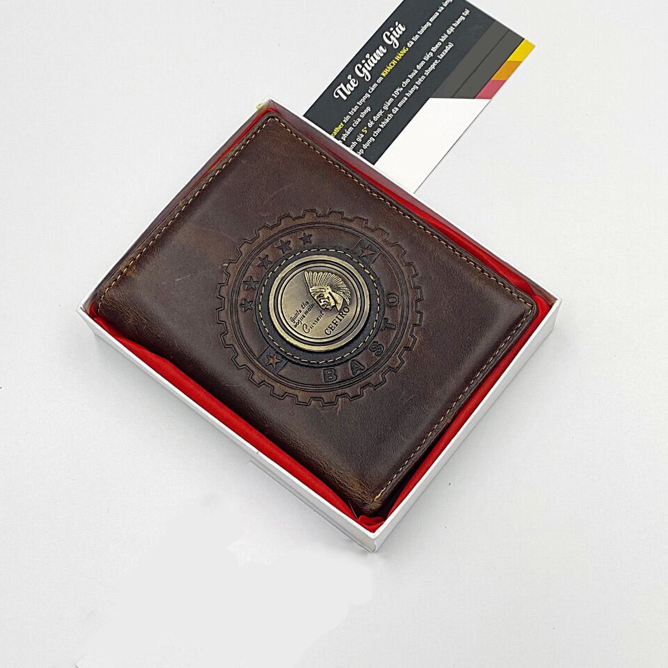 Ví nam Cef03, bóp da bò nappa cao cấp siêu bền dáng đứng thiết kế nhỏ gọn nhiều ngăn bảo hành 06 tháng - Zen Leather