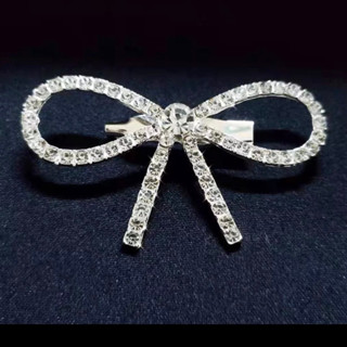 Ghim tag cài váy hình nơ đính đá sang chảnh tag cài áo phối đồ thời trang nữ VALUNA