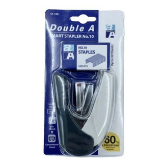 HOT!!! Dập Ghim Trợ lực Số 10 Double A - Giảm 60% lực bấm, cơ chế làm phẳng chân ghim thông minh, nạp được 2 băng ghim
