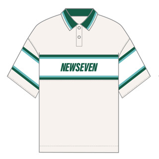 Áo Polo NEWSEVEN Loose Striped PL.143
