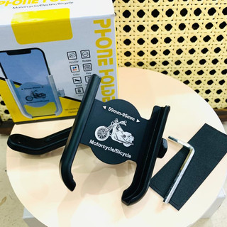 Giá đỡ kẹp điện thoại chống cướp 3312 gắn xe máy và 3314 gắn ghi đông chắc chắn (3312 gắn được 2 bên chân kính)