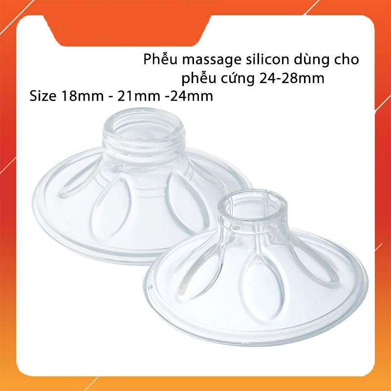 Phễu massage silicon dùng cho các dòng phễu cứng 24mm 28mm