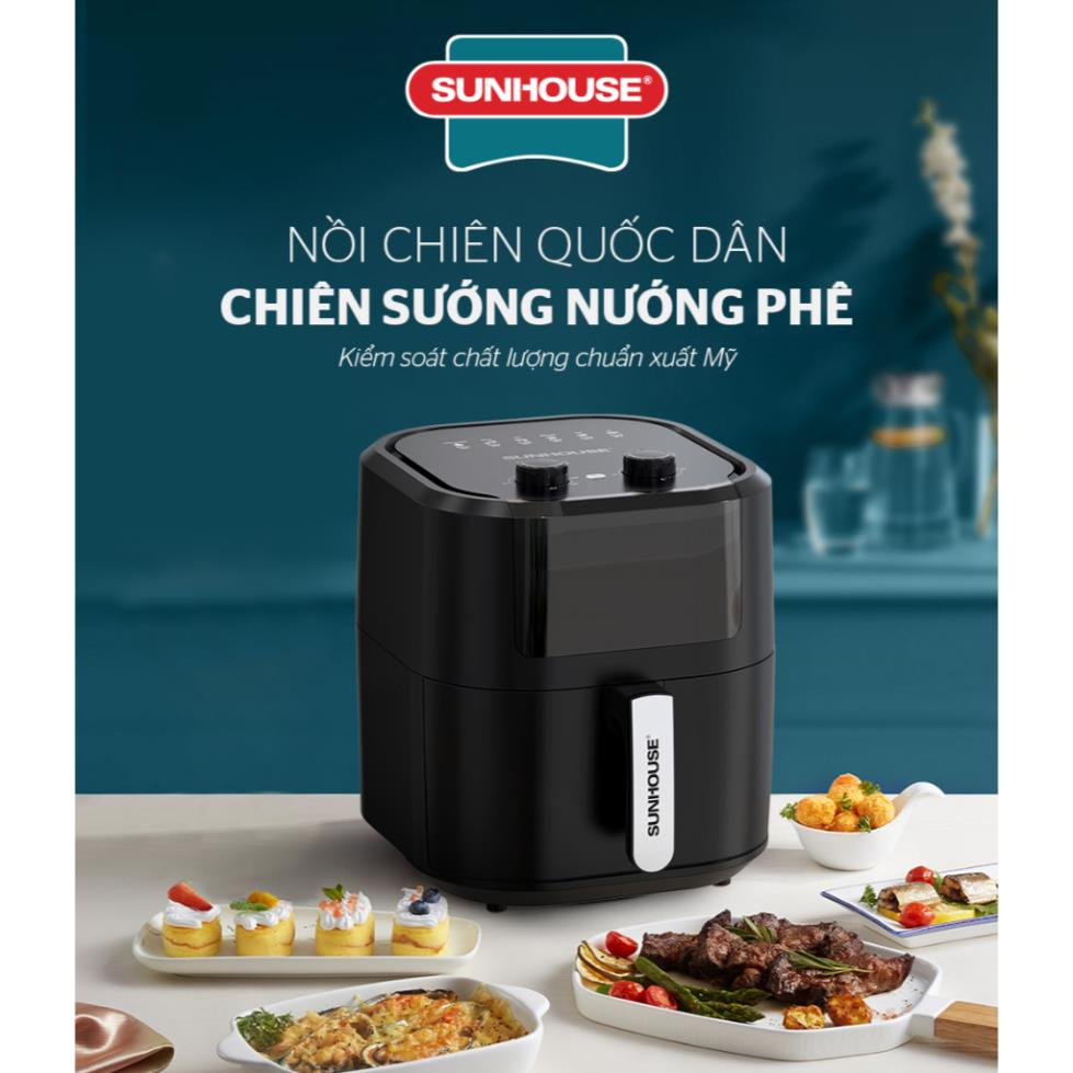 Nồi chiên không dầu 9L SUNHOUSE SHD4036