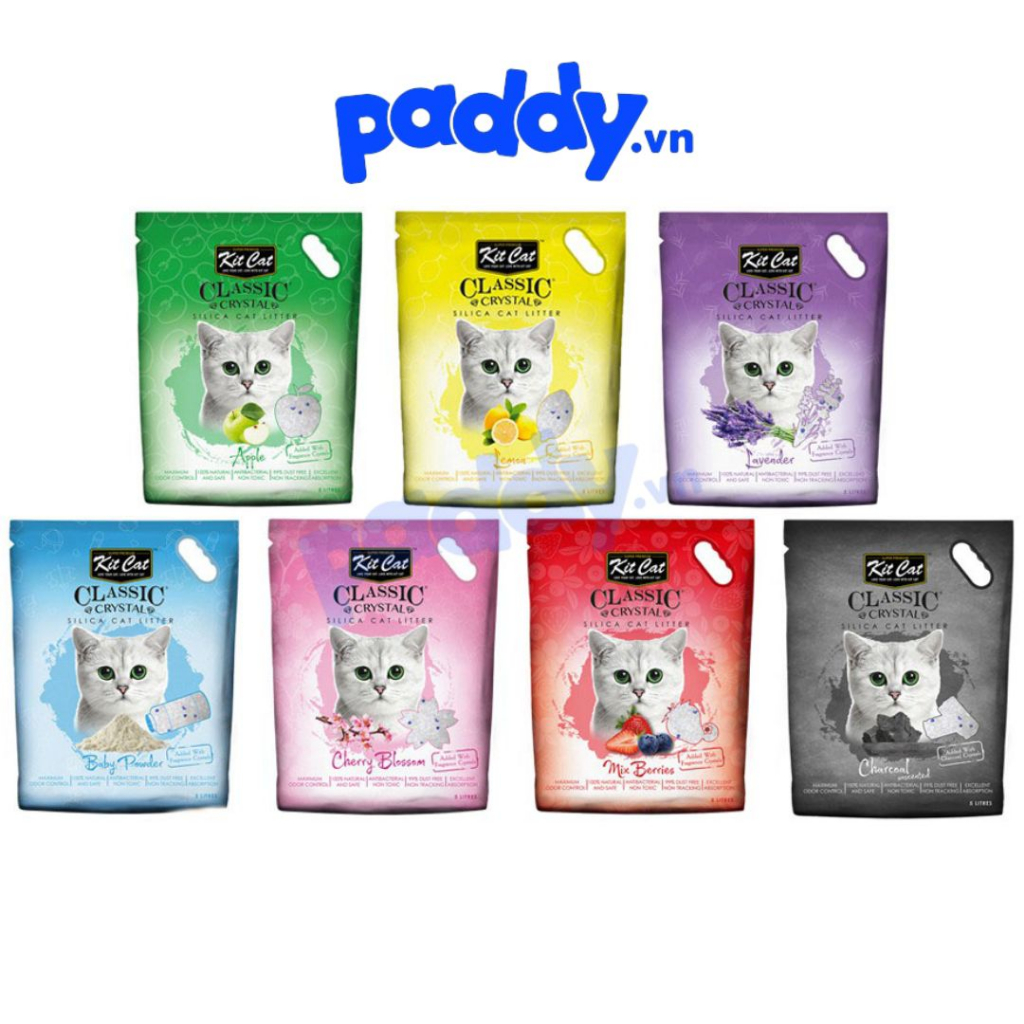 Cát Thủy Tinh Kit Cat Khử Mùi Tốt Cho Mèo (5L)