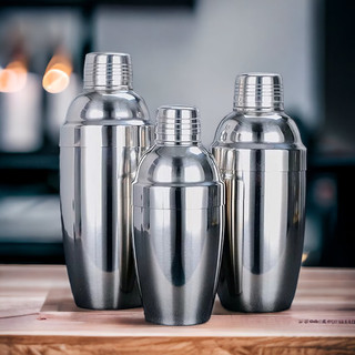 Bình lắc Shaker pha chế cocktail chất liệu inox (350 - 550 - 750 ml)