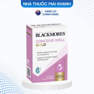 Blackmore conceive well gold 56 viên VIÊN UỐNG TĂNG KHẢ NĂNG THỤ THAI