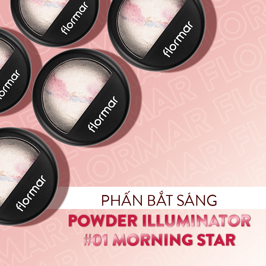 Phấn bắt sáng lấp lánh FLORMAR Powder Illuminator 01 Morning Star