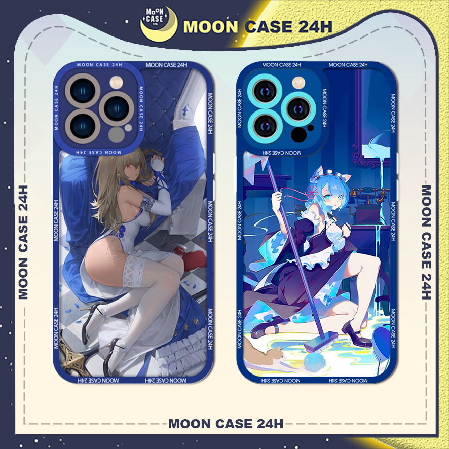 Ốp lưng iphone MOON CASE 24H Anime Sexy Nằm Ngủ Art ip 8/x/xs/xs max/11/12/13/14pro/plus/promax