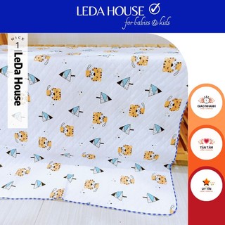 Chăn xô chần điều hòa chần bông 3 lớp cho bé sơ sinh Topkids