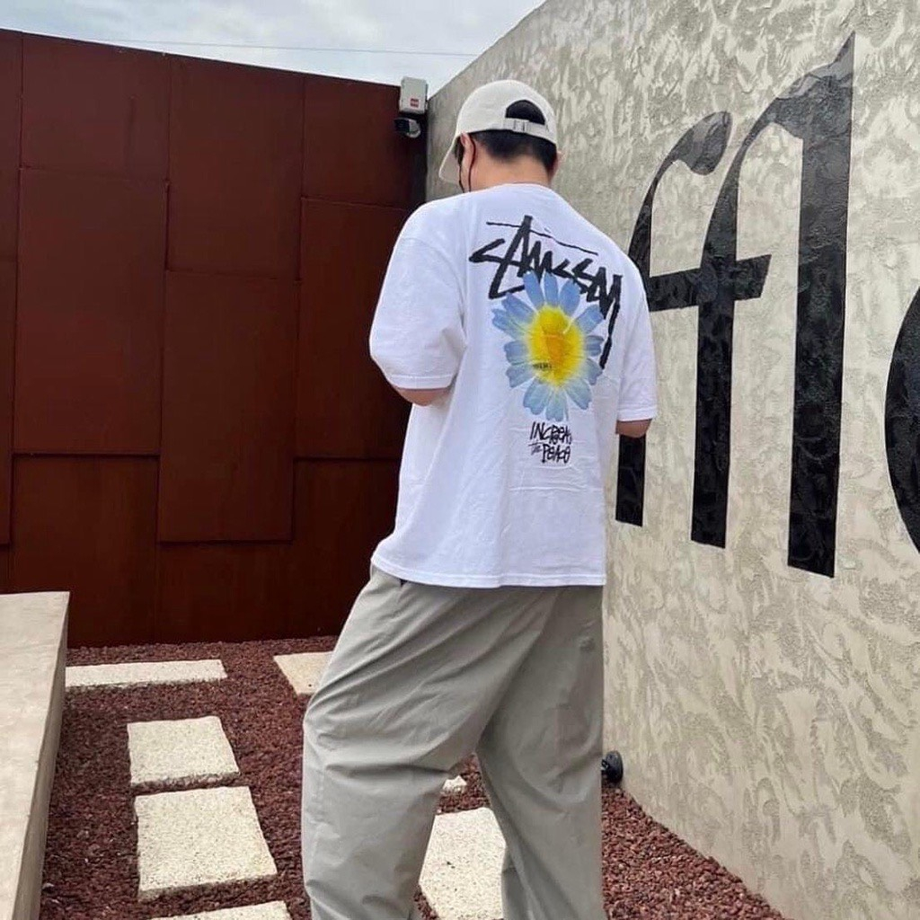 Áo thun STUSSY IPT FLOWER  chất cotton cao cấp hàng siêu xịn xò , chuẩn fomr chuẩn chính hãng COOL STORE M81