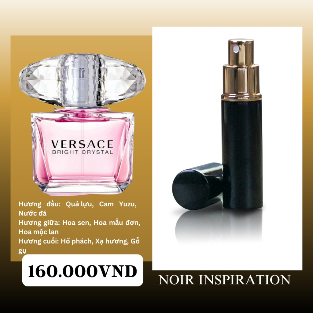 Nước Hoa Cao Cấp Chuẩn Rep 1:1 Versace Bright Crystal EDP ( Noir 3502)