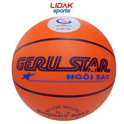 Bóng rổ cao su GeruStar số 3 số 5 số 7 , quả bóng rổ cho học sinh sinh viên chính hãng - LIDAK SPORT