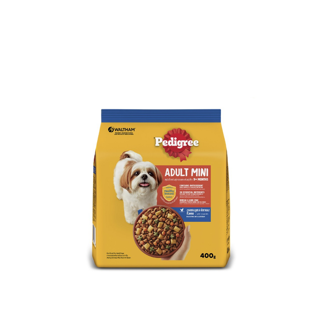 Thức ăn cho chó lớn  GIỐNG NHỎ - PEDIGREE MINI GÓI 400GR