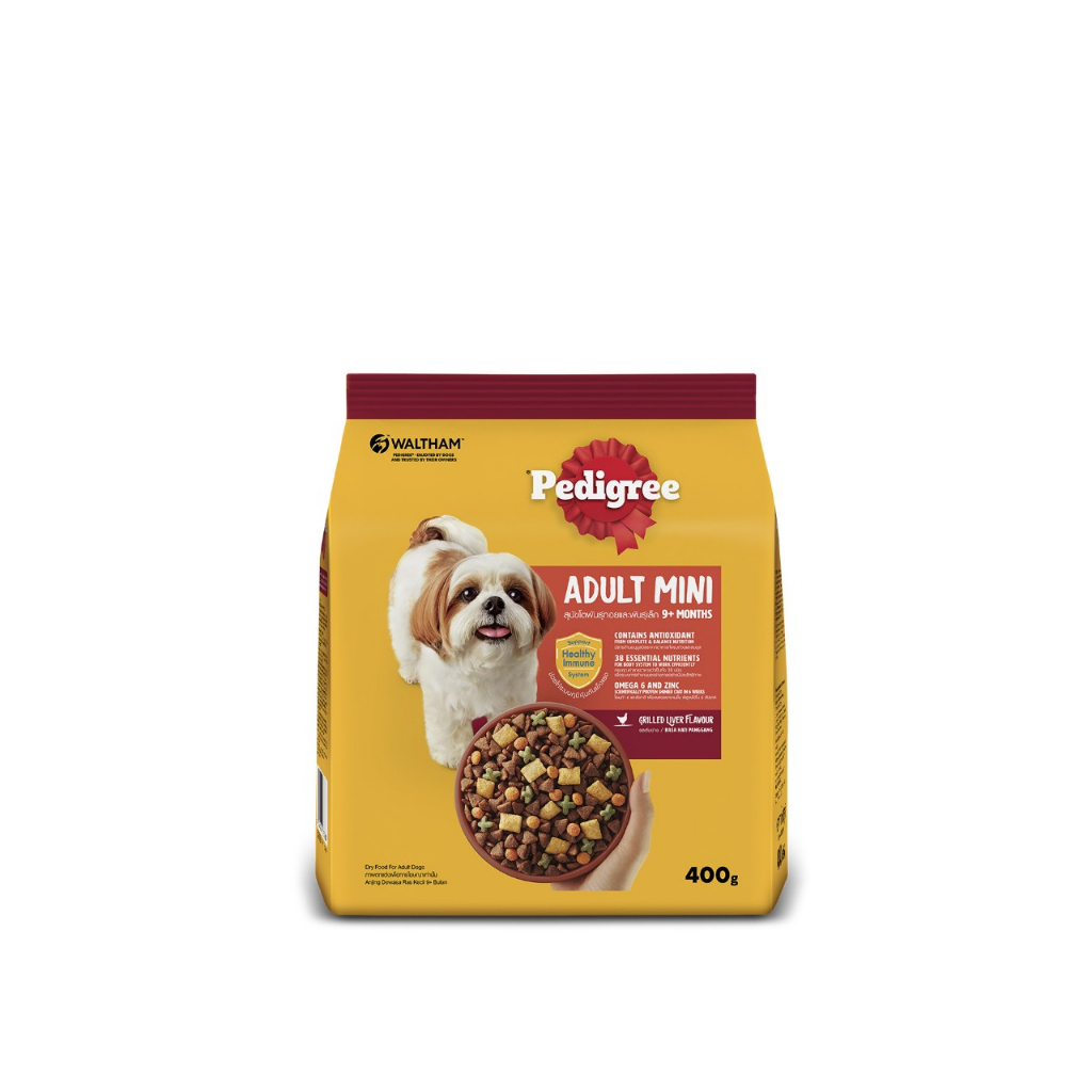 Thức ăn cho chó lớn  GIỐNG NHỎ - PEDIGREE MINI GÓI 400GR