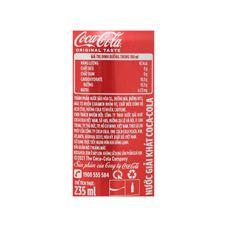 6 lon nước ngọt Coca Cola 235ml