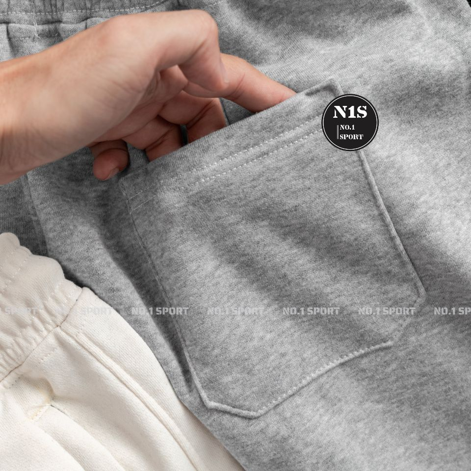 Crest Short Gym, Quần Short Tập Gym Logo Thêu