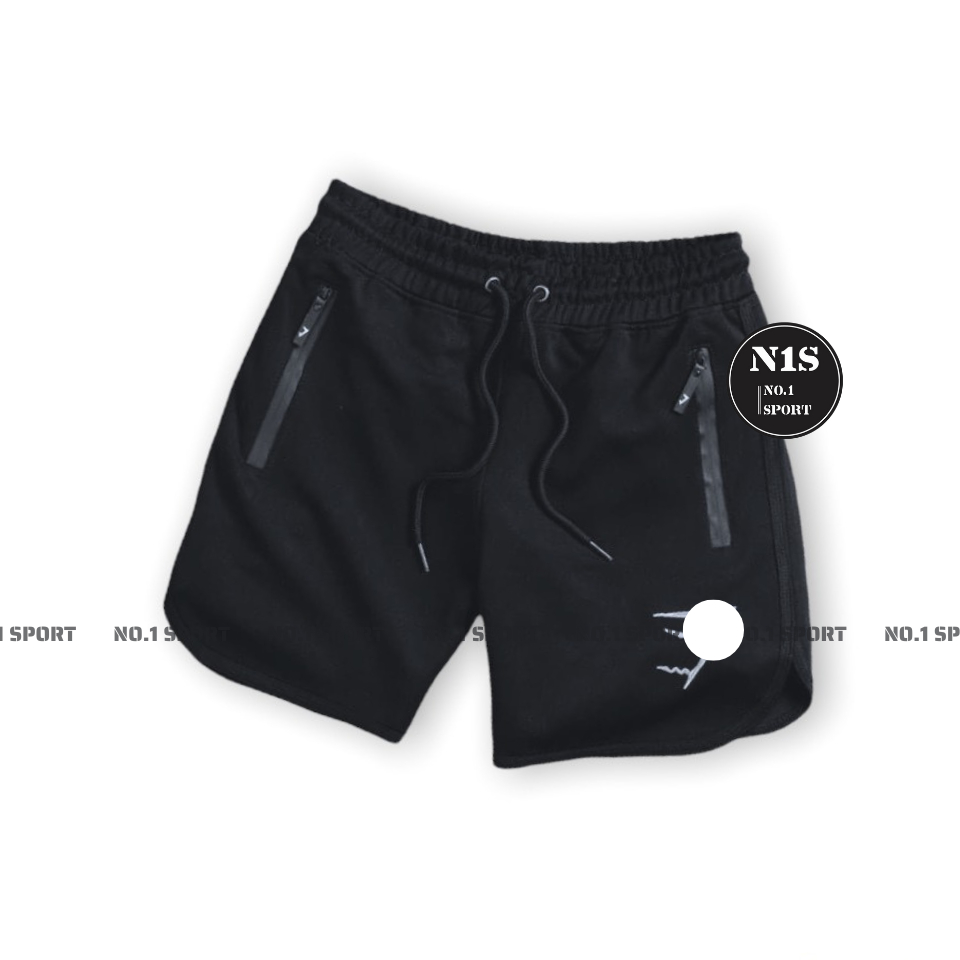Quần Squat Tập Gym Trên Gối Logo Thêu